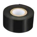 PATIKIL 30mmx100m サーマルリボン 熱転写用インクリボン 熱転写式インクリボン 1ロール 25mmコア インクアウト 紙ラベル印刷用 黒