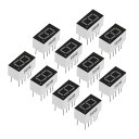 PATIKIL LED表示デジタルチューブ 10個 コモンカソード 7セグメント 10ピン 1ビット 2.1V 9 mm桁の高さ LED表示モジュール 電子ドライバーボード用 レッド