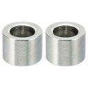 PATIKIL M10ステンレススペーサー 2個セット メタルスペーサー ステンレススチール 10.2mm内径×16mm外径×12mm長さ 3/8M10ネジボル...