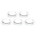 PATIKIL 直径45 mm 高さ14.5 mm 平凸レンズ 5個 アクリル LED光学凸コンデンサレンズ LED 懐中電灯 自転車ヘッドランプ用 透明