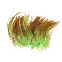 PATIKIL サドルハックル ロースターフェザー 4-6 100個 ロースターフェザー ルースハックルフェザー ドリームキャッチャー イヤリング DIY オリーブ緑
