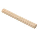 PATIKIL 3 mm x 30 cm ダボ棒 木の棒 100個 未完成の木製ダボロッド 丸型ダボ ハードウッドスティック DIY クラフト ホームデコレーション用