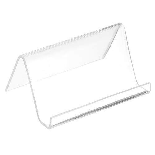 PATIKIL デスク用名刺入れ アクリル名刺ホルダー シャインカードスタンド オーガナイザー カードディスプレイ 事務所展示用 クリア