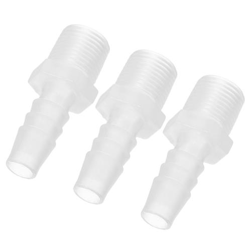 PATIKIL 3/8バーブ x 3/8 Gメスコネクタ 3個のプラスチックホースバーブフィッティング工業用ホースバーブパイプフィッティング接続用水液体空気燃料