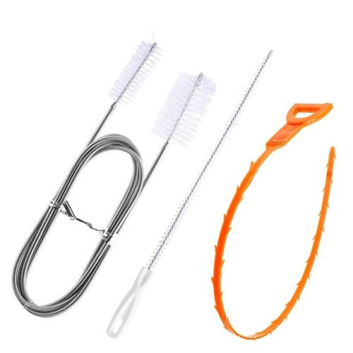 YFFSFDC パイプドレッジ ツール 洗浄用 パイプクリーナー パイプ 排水溝 ブラシ 排水管クリーナー パイ..