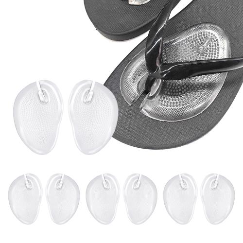 YFFSFDC トングカバー つま先インソール 4足組 透明 滑り止め 衝撃吸収 痛み防止 靴擦れ防止 鼻緒保護 ..