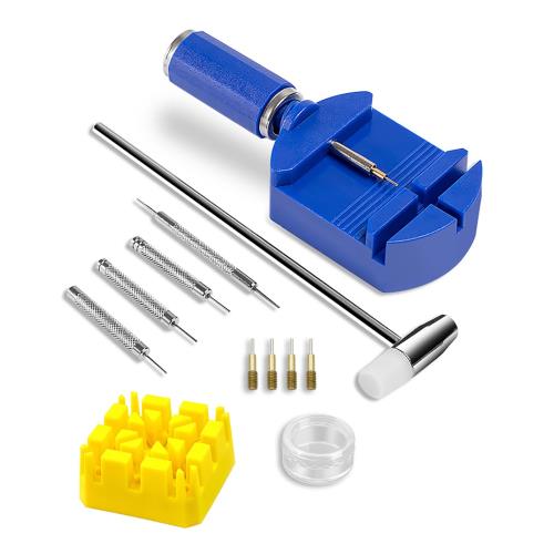 時計バンド調整工具セット 腕時計 ピン抜き工具 ベルト交換 ウォッチ修理ツール 自宅修理DIY 腕時計対..