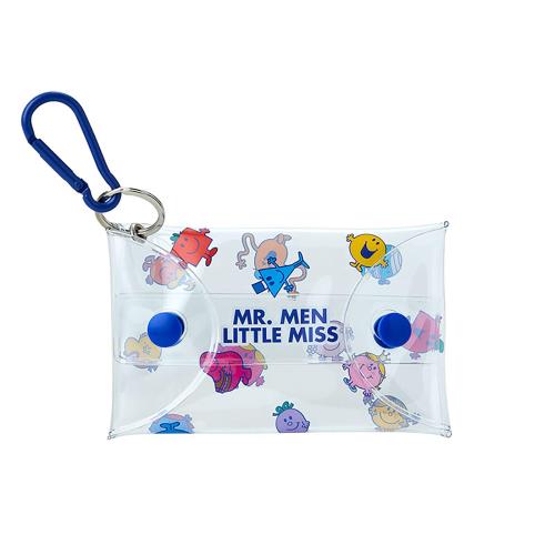 MR.MEN LITTLE MISS マルチクリアケース 小物入れ ミスターメン リトルミス ミスメン カラビナ付き 364029
