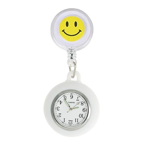 ナースウォッチ 懐中時計 見やすい 文字盤 伸縮式 クリップ式 片手操作可能 夜光 子供 学生 医師 介護..