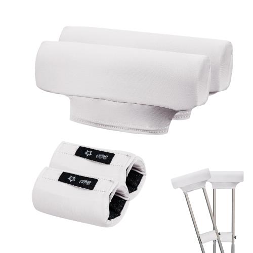 松葉杖 カバー 肉厚 クッション 痛み 軽減 クッションカバー 4個セット 滑り止め 付き 洗える 松葉杖カ..