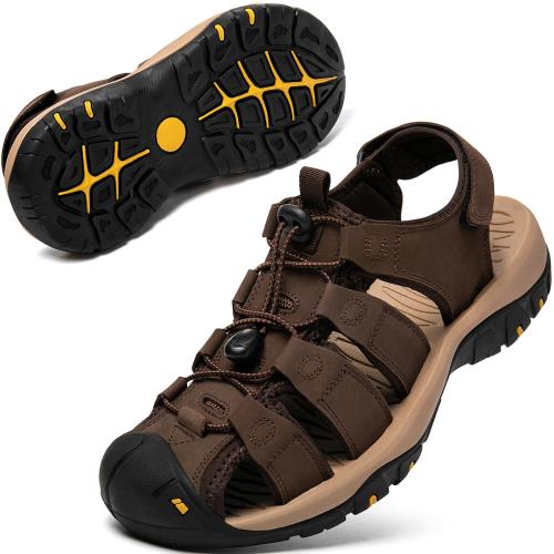 [NEARDREAM] ストラップサンダル メンズ スポーツ サンダル さんだる アウトド ウォーキング 水陸両用 外履き 夏用 クッション マジックテープ 走れる 蒸れない オシャレ 防水 歩きやすい 通気性 軽量
