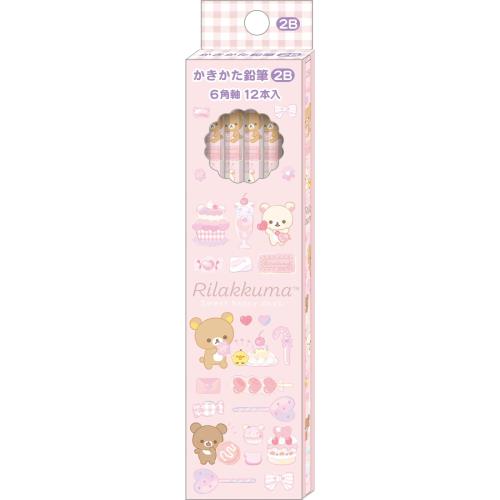 サンエックス リラックマ かきかた鉛筆 2B 1ダース PH18701 サンエックス リラックマ かきかた鉛筆 2B 1ダース PH18701