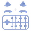 eXtremeRate switchライトに対応用ピュアカラー交換ボタン、ABXY、ホームキャプチャー、プラスとマイナスキー、Dpad、L R ZL ZR トリ...