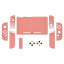 eXtremeRate Switchに対応用カスタムDIY交換ケースシェル、ピュアカラーのSwitchコンソールに対応用バックプレート、NSに対応用ジョイコンホ...