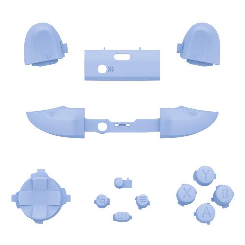 eXtremeRate Xbox Series SXに対応用ピュアカラーの交換ボタン、Xbox Series X/Sに対応用LB RB LT RTバ..