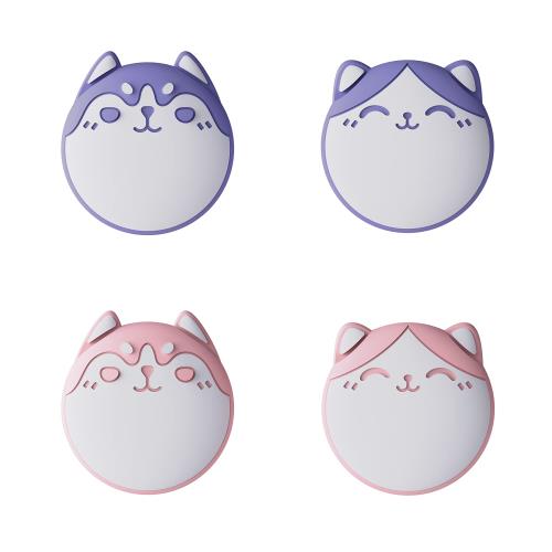 eXtremeRate PlayVital可愛いスイッチサムグリップキャップ、Nintendo Switch Liteに対応用ジョイステ..