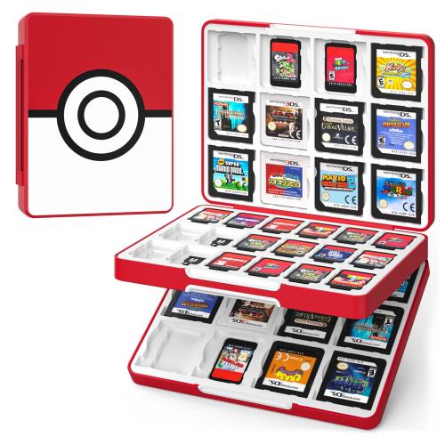 楽天FleumeATiC Switch2/ Switch/Switch Lite/Switch有機ELモデル/ 3DS/ 3DSXL/ DS/DSi ソフトケース カード収納ケース Switchソフト60枚/3DSソフト24枚/MicroSDカード36枚同時に収納 ゲームカード収納ボックス カードまとめ収納 耐衝撃 軽量 防塵 持ち運び便利 WhiteBall