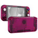 eXtremeRate switch liteに対応用クリア素材のDIY互換するケースシェル、任天堂switchライトコントローラー修理キットハウジング/スクリ...