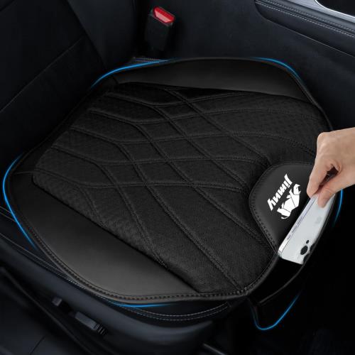 JuYuna ジムニー 車用 シートクッション Jimny JB64 JB74 JB23 JB33 JB43通気性カーシート 収納ポケット付き シートカバー低反...