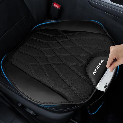 JuYuna プリウス 車用 シートクッション Prius 30系 60系 50系 40系 30系 20系 α 通気性カーシート 収納ポケット付き シートカバー...