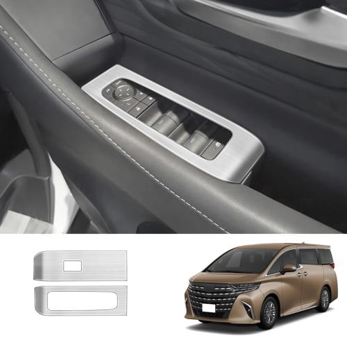 HUDIY（フーディ）新型 アルファード ヴェルファイア 40系 ウィンドウスイッチパネル ドア ウィンドウ..