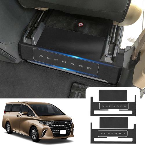 楽天FleumeHUDIY（フーディ）キックガード 新型アルファード 40系 車種専用 キックガード サイド キックガード ALPHARD AAHH40W AAHH45W バックキックマット 2023年6月～現行 車種専用設計 汚れ防止 キズ防止 日本語の取り付け説明書付き （ブラック）