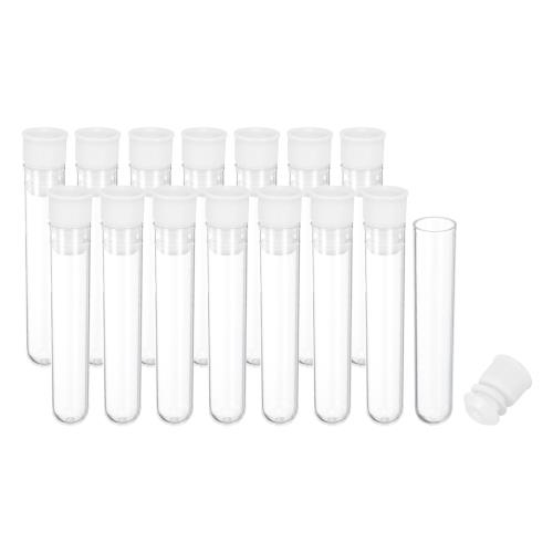 PATIKIL 2.4 長さ プラスチック製 針収納ホルダー 15個入り 携帯用刺繍針ピン楊枝収納チューブケース ..