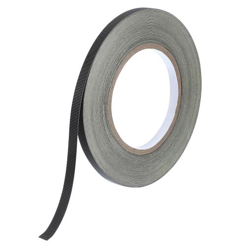 PATIKIL アセテートクロス電気テープ 30m x 8mm 黒色絶縁布粘着テープ ノートパソコン 電気 自動車 ギ..