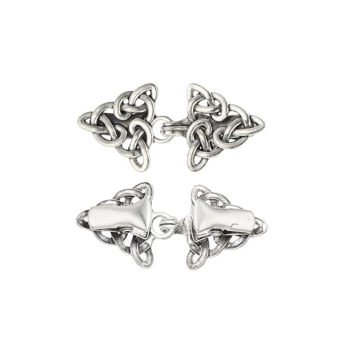 PATIKIL クローククラ スプ 2個セット アロイ製 ビンテージセータークリップ レトロなカーディガ ンバックル 洋服 ドレス ショール ブローチ ピン ス...