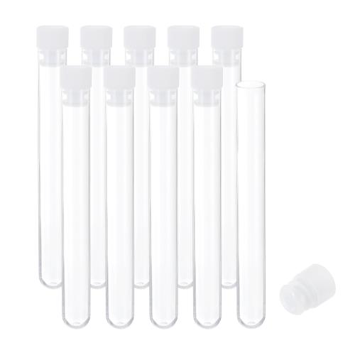 PATIKIL 10cm長さ プラスチック ミシン針収納ホルダー 10個 携帯用刺繍針ピン つまようじ保存管 ケース..