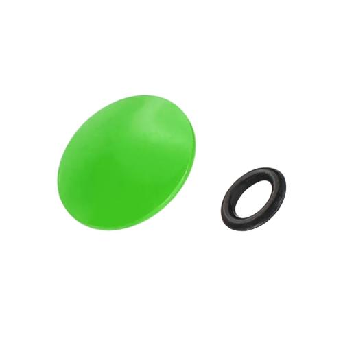 PATIKIL カメラシャッターボタン、10mm凸面シャッターリリースボタン じゅん銅製 カメラボタン ニコン用 富士フイルム用 ライカ用 DSLR/SLR、緑