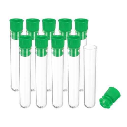 PATIKIL 2.4 長さ プラスチック製 針収納ホルダー 10個入り 携帯用刺繍針ピン楊枝収納チューブケース ..