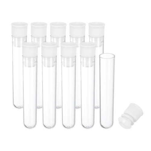 PATIKIL 2.4 長さ プラスチック製 針収納ホルダー 10個入り 携帯用刺繍針ピン楊枝収納チューブケース ..