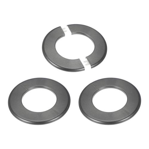 PATIKIL ウォールキャップ エアコン配管カバー 穴塞ぎ ウォールパネル ドレンキャップ 水管蛇口装飾用 78mm 3個 グレー