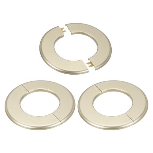 PATIKIL ウォールキャップ エアコン配管カバー 穴塞ぎ ウォールパネル ドレンキャップ 水管蛇口装飾用 78mm 3個 金