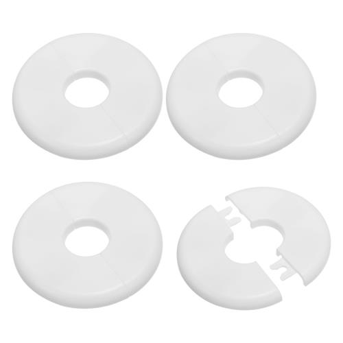 PATIKIL ウォールキャップ エアコン配管カバー 穴塞ぎ ウォールパネル ドレンキャップ 水管蛇口装飾用 23.5mm 4個 ホワイト