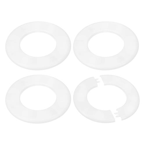 PATIKIL ウォールキャップ エアコン配管カバー 穴塞ぎ ウォールパネル ドレンキャップ 水管蛇口装飾用 78mm 4個 ホワイト