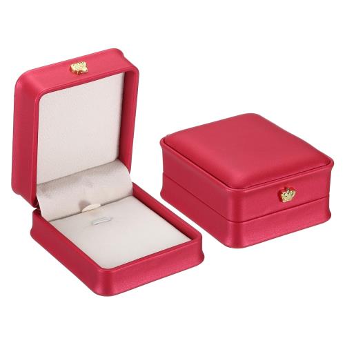 PATIKIL 85 x 70 mm ネックレスペンダントボックス 2個 ベルベットチェーンボックス ヴィンテージ宝石ホルダー 結婚 婚約 プロポーズ セレモニ...