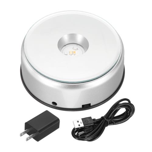 PATIKIL 9 x 10 cm åץǥץ쥤ԥʡ ե 360ٲž徽 LED饤ȥǥץ쥤١ ֥դ åפΥǥ...