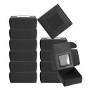 PATIKIL 3.5x3.5x1.5 紙製石鹸ボックス(窓付き) 30個セット 手作り石鹸ボックス 正方形のプレゼントパッケージボックス 誕生日 クリスマス ...