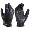 デイトナ(Daytona) バイク用 グローブ 春夏 手のひら本革(ヤギ革) スマホ対応 フルメッシュ スタンダードグローブ HBG-072 グレー Mサイズ 25837