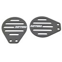 デイトナ(Daytona) バイク用 スロットルボディカバー GB350/S(21)専用 スチール製 左右セット 93870 ツヤ消し黒
