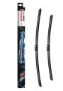 BOSCH(ボッシュ) 輸入車用 フラットワイパーブレード エアロツイン車種専用 600/500mm A970S(2)