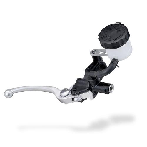 デイトナ(Daytona) NISSIN(ニッシン) バイク用 ブレーキマスターシリンダー 横型 14mm ブラックボディ/バフクリアーレバー 61740