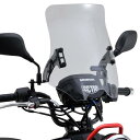 デイトナ(Daytona) バイク用 スクリーン クランプバー付き クロスカブ110(13-21)専用 ウインドシールド RSシリーズ ロング クリアー 95154