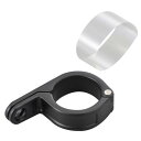 デイトナ(Daytona) バイク用 ウインカーステー 39mmフォーククランプ 取付穴10mm マルチフォーククランプ ブラック 1個 69370