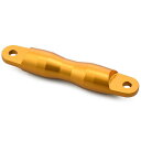 デイトナ(Daytona) アルミビレット バイク用 クランプバー アクセサリークロスバー用アダプターバー 100mm 1個入り ゴールド 99465
