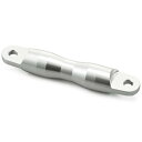 デイトナ(Daytona) アルミビレット バイク用 クランプバー アクセサリークロスバー用アダプターバー 100mm 1個入り シルバー 99467