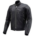 デイトナ(Daytona) バイク用 レザー ジャケット 本革(撥水加工) 春秋冬 シングル ライダース 襟なし DL-001 ブラック Mサイズ(メンズ) 1...
