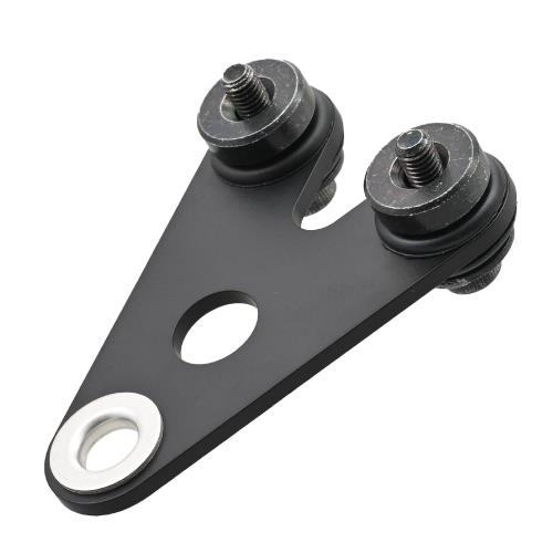 デイトナ(Daytona) バイク用 メーターステー 取付幅33mm(VELONAΦ48用) 取付M10/M8 防振ラバー スチール..